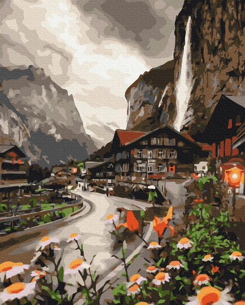 Quadro fai da te - Swiss town