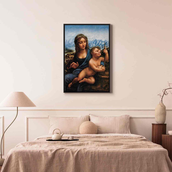 Quadro - Leonardo da Vinci – Madonna With a Distaff