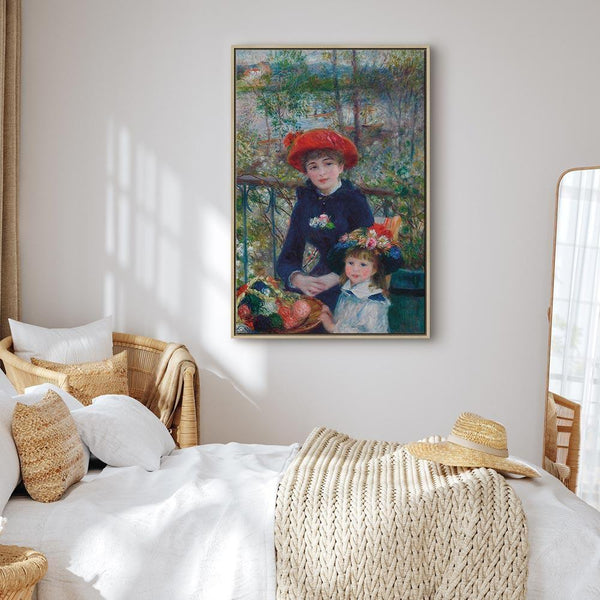 Quadro - Pierre-Auguste Renoir – Two Sisters (On the Terrace)