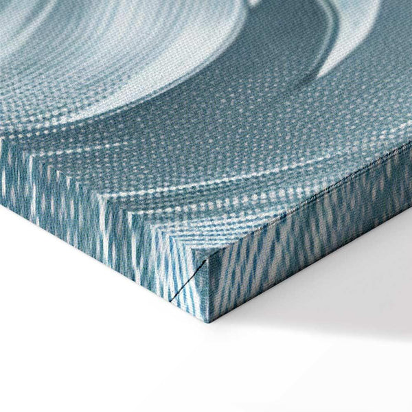 Quadro - Stone Baroque Ornaments in Light Shades of Gray-Blue