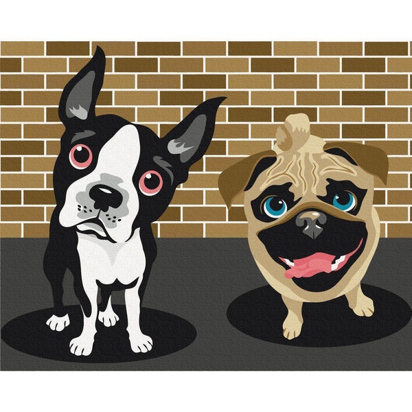 Quadro fai da te - Cute Dogs