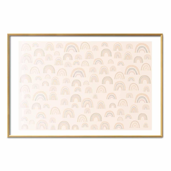 Poster - Pastel Rainbows