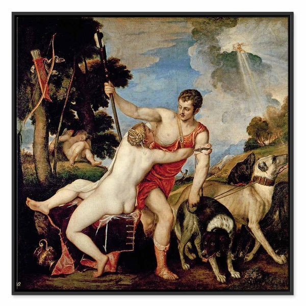 Quadro - Titian – Venus and Adonis