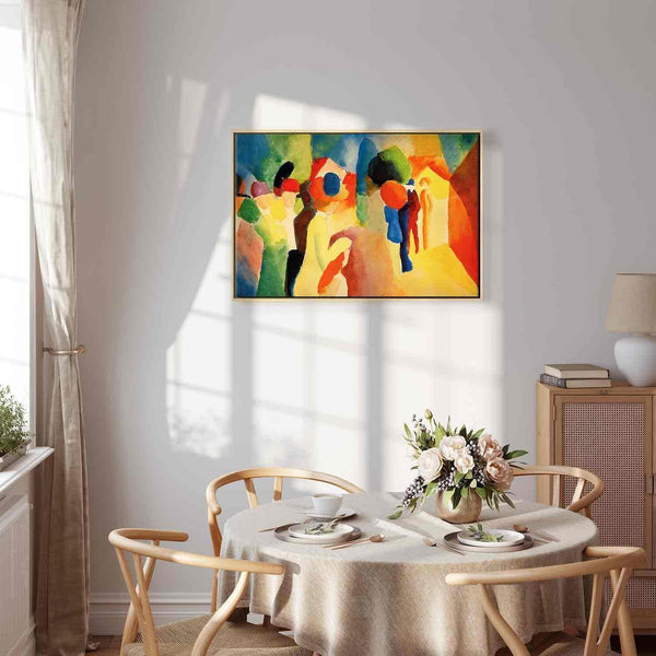 Quadro - August Macke – With a Yellow Jacket