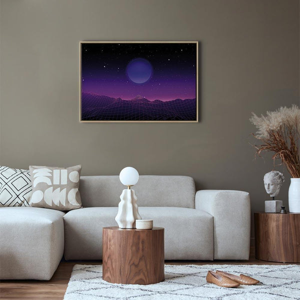 Quadro - Futuristic landscape 2 (1 Part) Wide