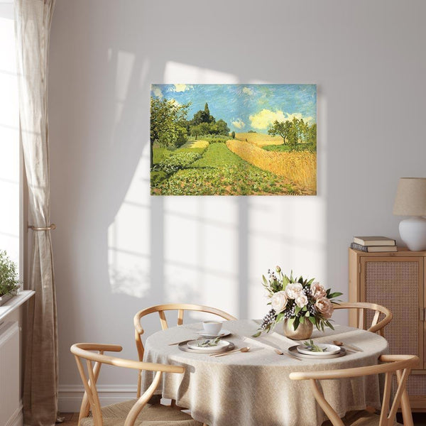 Quadro - Alfred Sisley – Grain fields on the hills of Argenteuil
