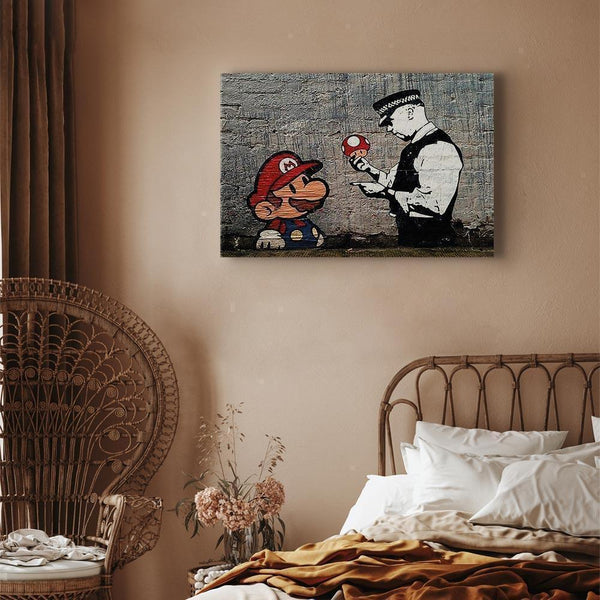Quadro - Mario and Cop by Banksy