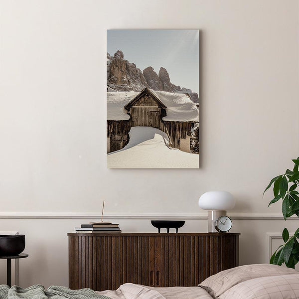 Quadro - Winter in the Dolomites (1 Part) Vertical