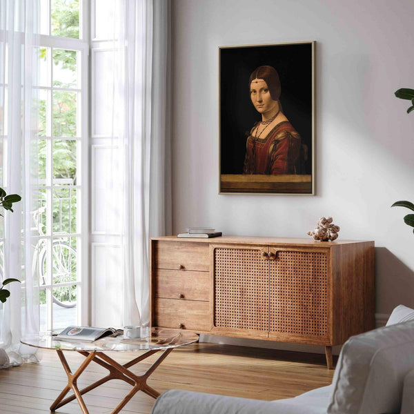 Quadro - Leonardo da Vinci – Beautiful Ferronière