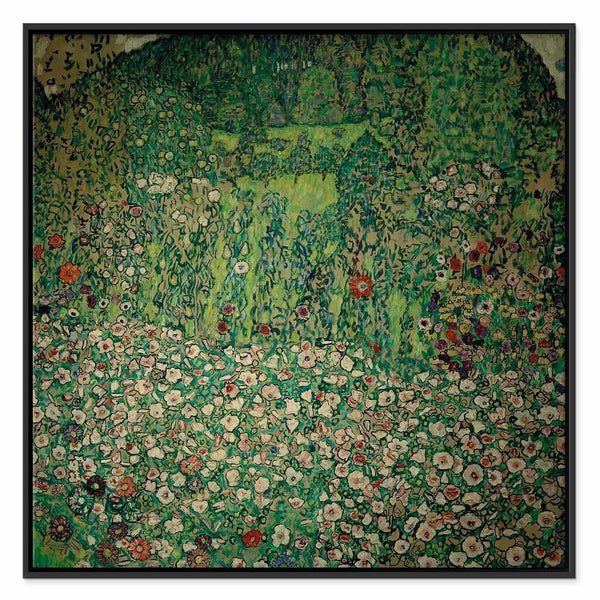 Quadro - Gustav Klimt – Gartenlandschaft mit Bergkuppe