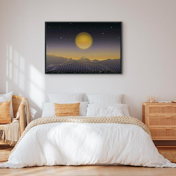 Quadro - Futuristic landscape 3 (1 Part) Wide