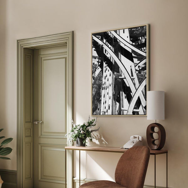 Quadro - City Geometry (1 Part) Vertical