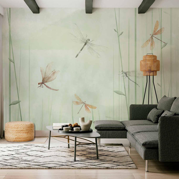 Carta da parati - Dragonflies in the Meadow