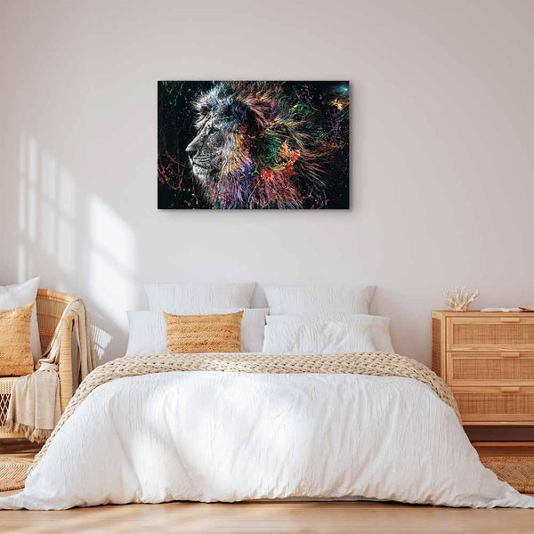 Quadro - Crazy Lion (1 Part) Wide