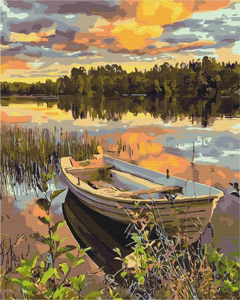 Quadro fai da te - A waiting boat