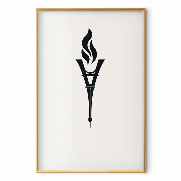 Poster - Torch Shaped Like the Eiffel Tower