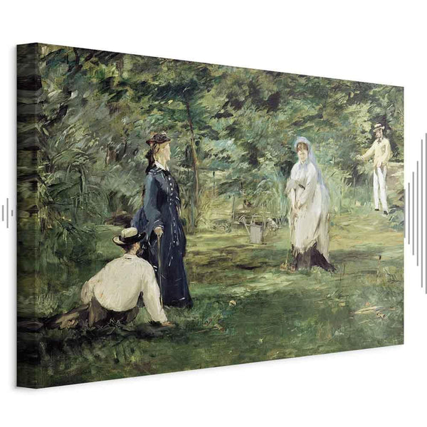 Quadro - Edouard Manet – The Croquet Party in Paris