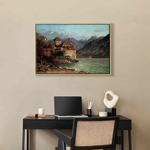 Quadro - Gustave Courbet -Chillon Castle