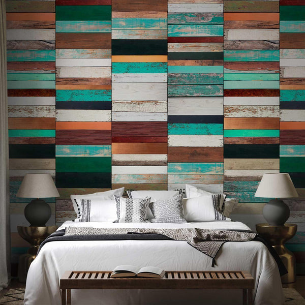 Carta da parati - Struttura di legno