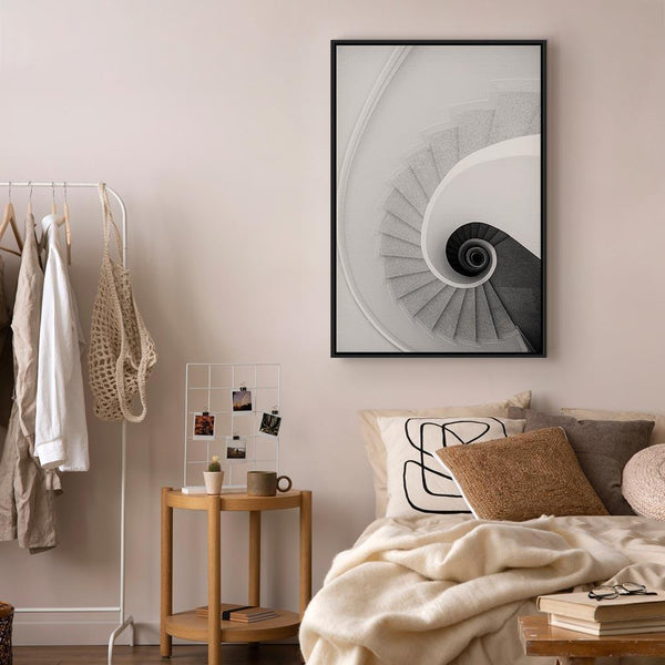 Quadro - White Stairs (1 Part) Vertical