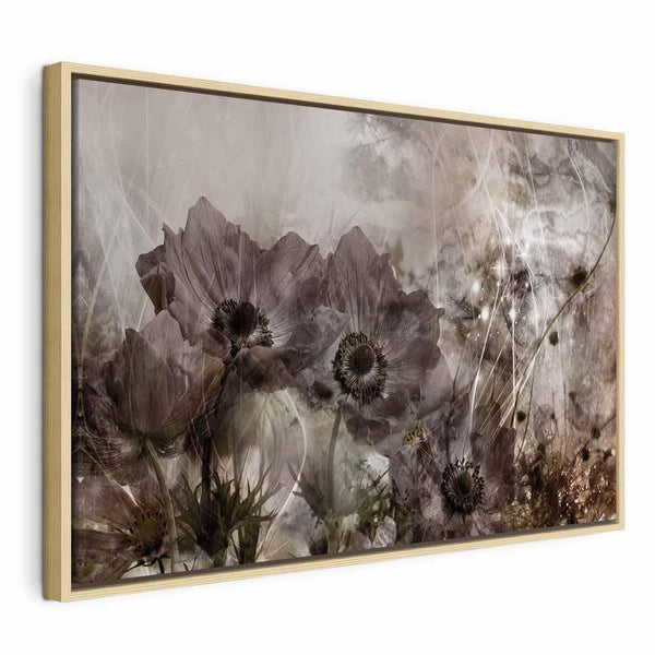Quadro - Anemones in Sepia (1 Part) Wide