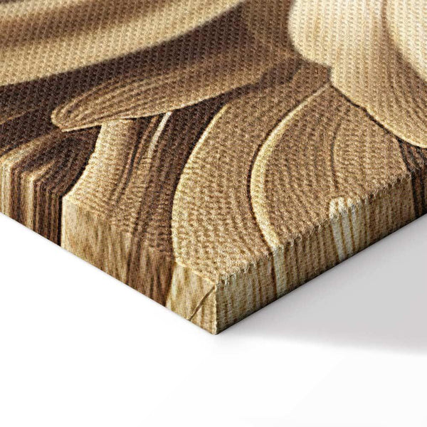 Quadro - Carved Baroque Ornaments Rich Composition in Sepia Colors