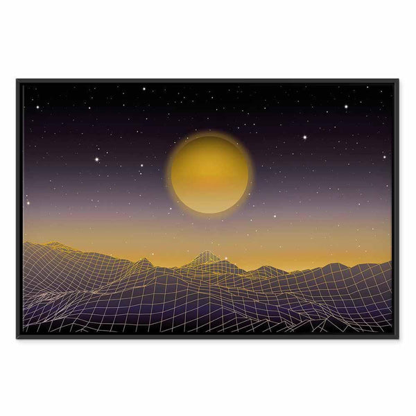 Quadro - Futuristic landscape 3 (1 Part) Wide