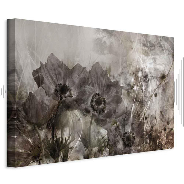 Quadro - Anemones in Sepia (1 Part) Wide