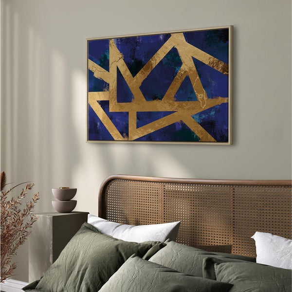 Quadro - Golden Geometry (1 Part) Wide