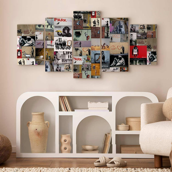 Quadro - Art of Collage: Banksy IV