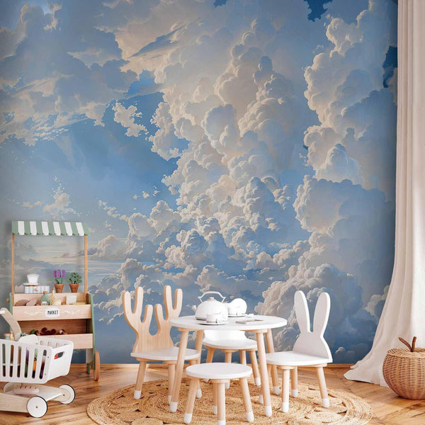 Carta da parati - The Sun Revealing the Secrets of the Clouds: Spectacular Images in the Sky