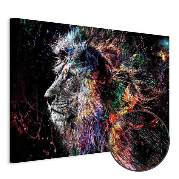 Quadro - Crazy Lion (1 Part) Wide