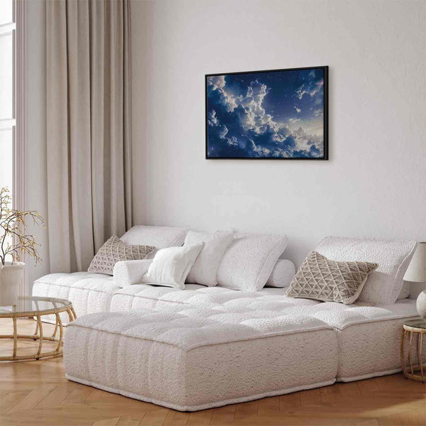 Quadro - Starry Clouds and Delicate Light Over a Corner of the Sky