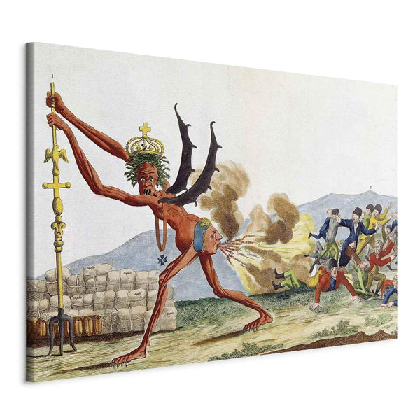 Quadro XXL - Jacques-Louis David – Caricature of the English Government
