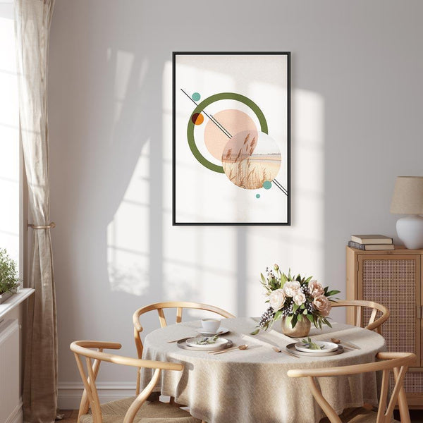 Quadro - Geometric Landscape (1 Part) Vertical