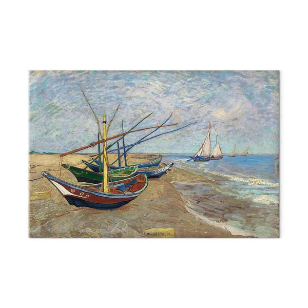 Quadro - Vincent van Gogh – Fishing Boats on the Beach
