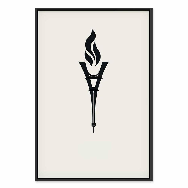 Quadro - Torch Shaped Like an Inverted Eiffel Tower