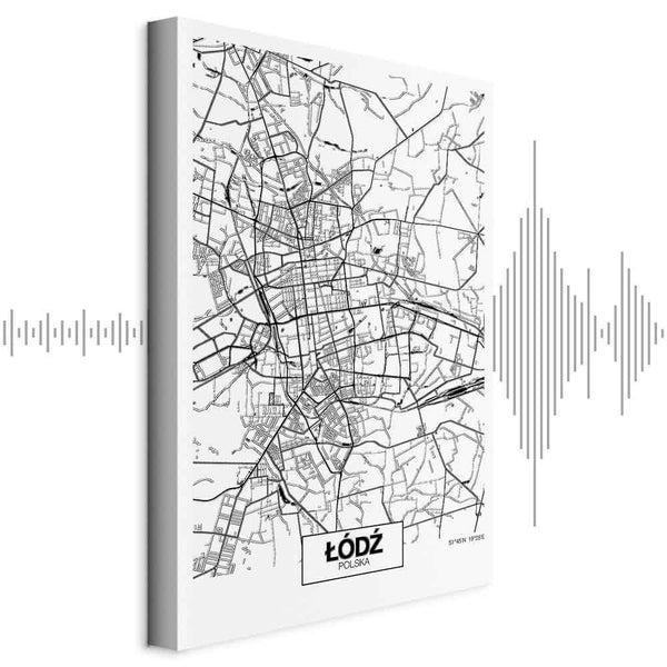 Quadro - City Plan: Lodz (1 Part) Vertical