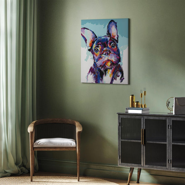 Quadro fai da te - Bulldog Portrait