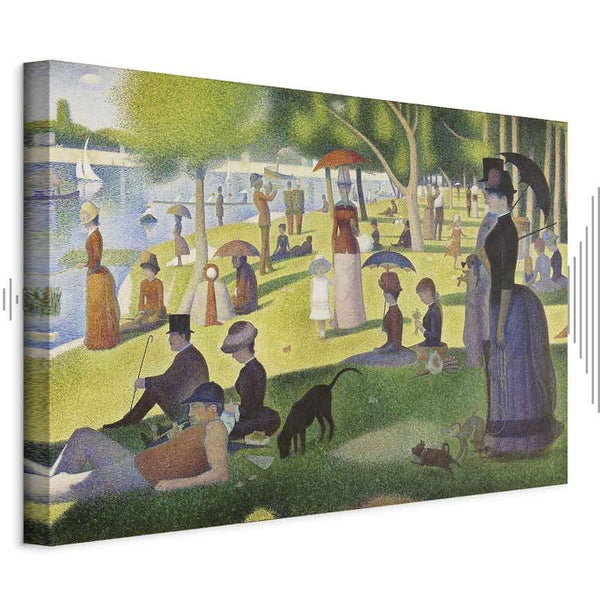 Quadro - Georges Seurat – Sunday Afternoon on the Island of La Grande Jatte