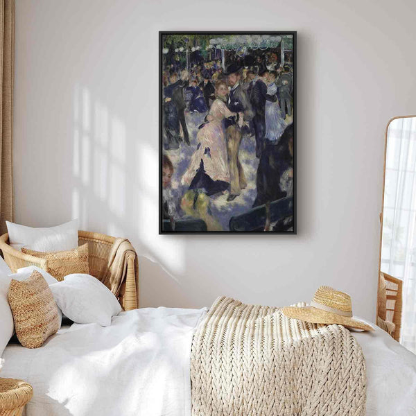 Quadro - Pierre-Auguste Renoir – Le Moulin de la Galette, detail of the dancers