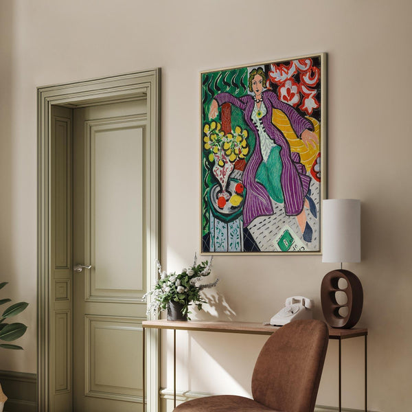 Quadro - Henri Matisse – Woman in a Purple Coat