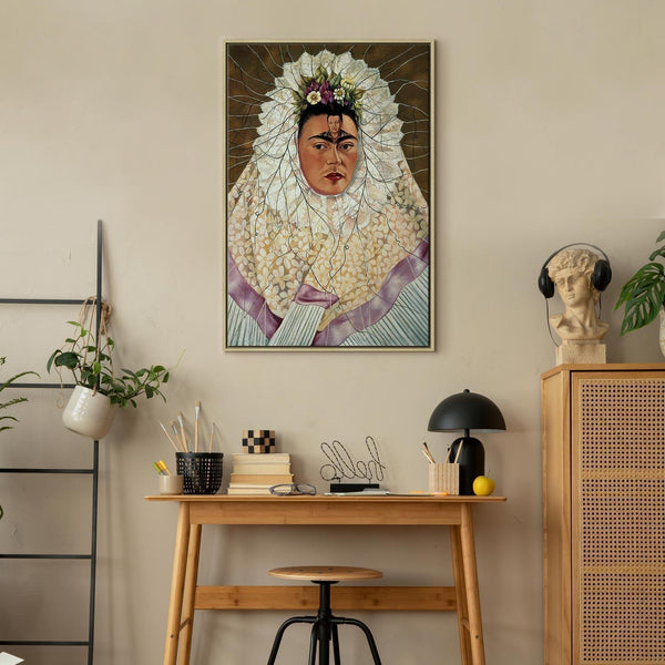 Quadro - Frida Kahlo – Self-Portrait as a Tehuana (Diego on My Mind)