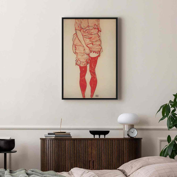 Quadro - Egon Schiele – Standing Woman in Red