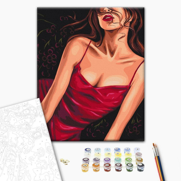 Quadro fai da te - Seductive red