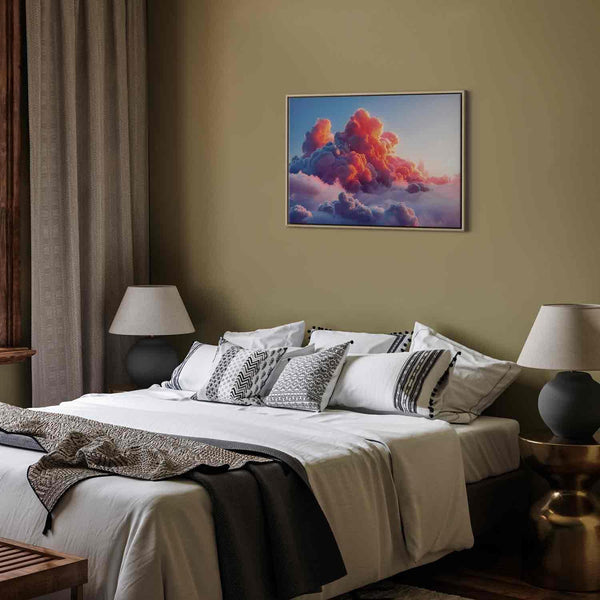 Quadro - Twilight Spectacle: Clouds in Shades of Pink and Violet