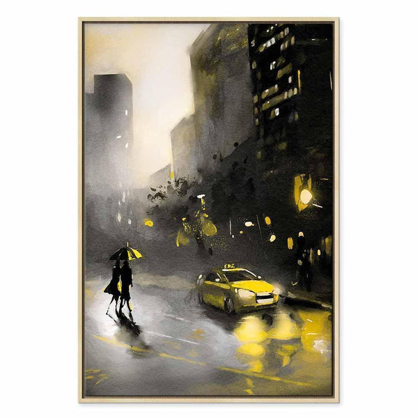 Quadro - City Glow (1 Part) Vertical