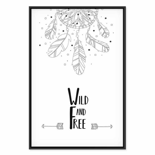 Quadro - Wild and Free (1 Part) Vertical