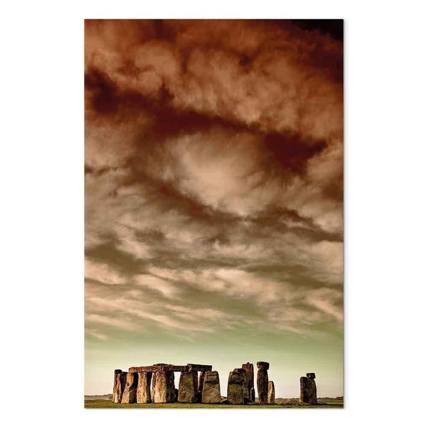 Quadro - Clouds Over Stonehenge (1 Part) Vertical