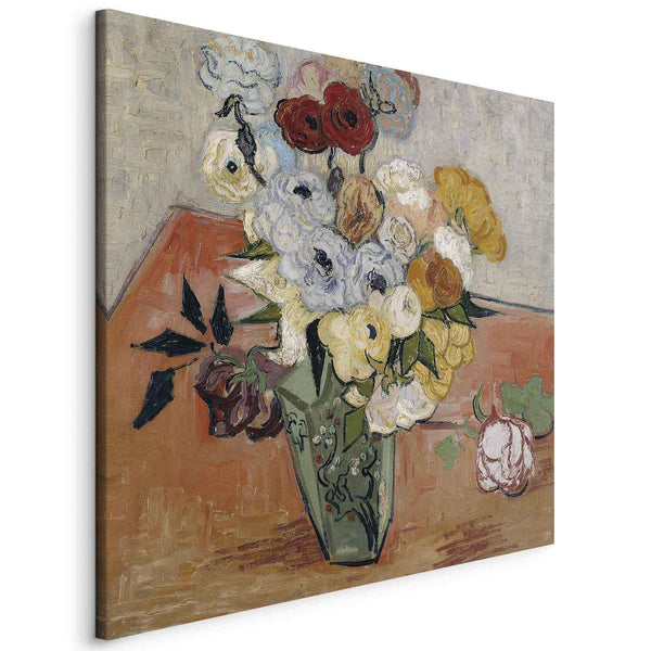 Quadro - Vincent Van Gogh – Stilllife with Japanese vase, roses and anemones